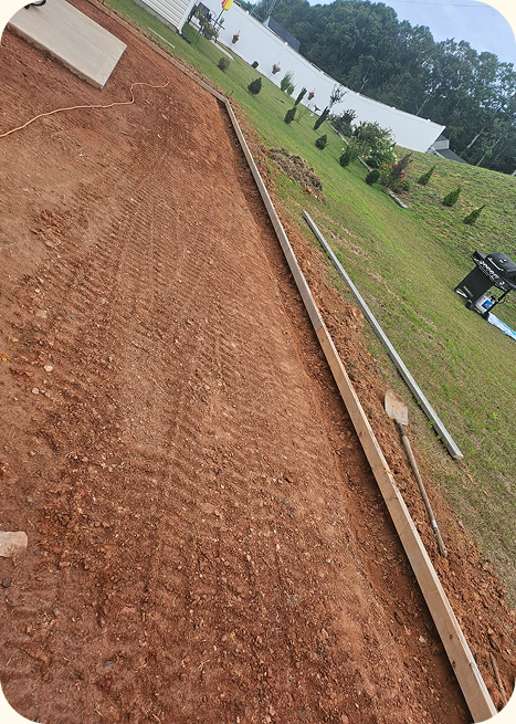 Site grading and preparation